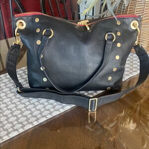 HAMMITT Large Daniel Black with Gold Hardware.